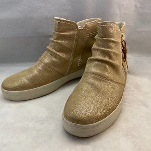 Sperry Top-Sider Metallic Gold Crest Ankle Boot